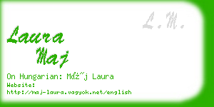 laura maj business card